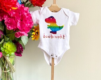 Lucky Rainbow Horse Graphic Newborn Baby Short Sleeve Bodysuit Romper Infant Summer Clothing