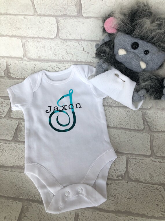 etsy personalised baby grow