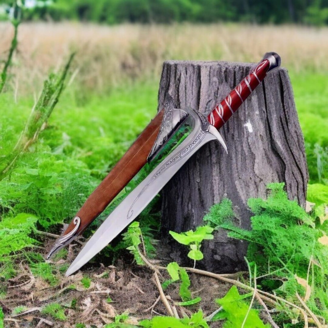 Handmade String Sword Dagger | Fantasy Mini Sword | Forged Steel Blade ...