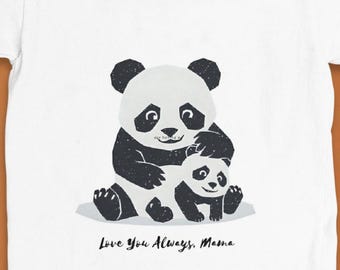 Organic Cotton Panda Baby T-Shirt, New Parent Gift