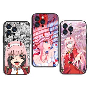 Zero Two Anime Trendigt och Skyddande Skal för Alla iPhone- och Samsung Galaxy-modeller