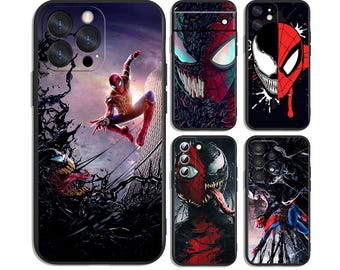 Marvel Venom Spider Man Battle Protective Cases Fits iPhone, Samsung and Most Models