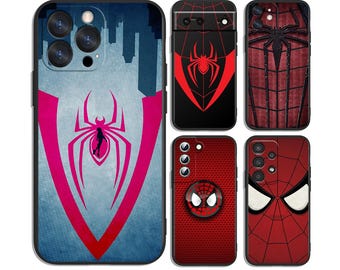 Marvel Spider Man Logo Protective Cases Fits iPhone, Samsung and Most Models