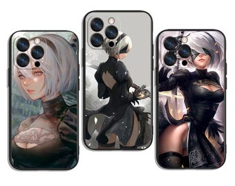 Cyberpunk Anime Fighter Trendy and Protective Case Cover Art for All iPhone & Samsung Galaxy Models
