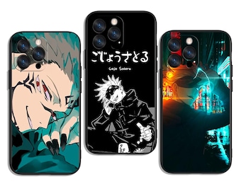 Anime Sorcerer of Limitless Domain Trendy and Protective Case Cover for All iPhone & Samsung Galaxy Models