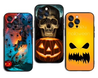 Autumn Haunt Vibe and Jack-o’-Lantern Style Trendy and Protective Case Cover Art for All iPhone & Samsung Galaxy Models