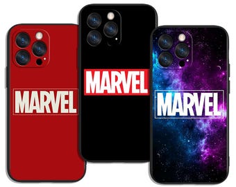 Avengers Superhero Logo Protective Phone Case for iPhone, Samsung and Other Smartphones