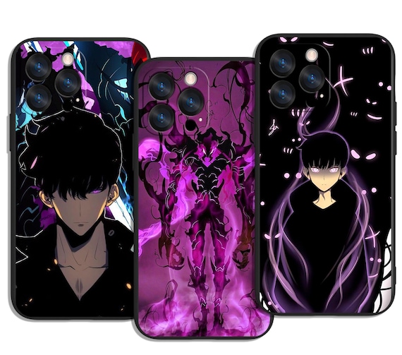 Anime Style Shadow Monarch Power with Dungeon Hunter Trendy and Protective Case Cover Art for All iPhone & Samsung Galaxy Models