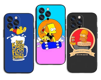 The Simpsons Iconic Humor Trendy and Protective Case Cover for iPhone & Samsung Galaxy