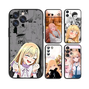 Skyddsfodral för Blond Cosplay Romance Anime Passar iPhone, Samsung och de flesta modeller