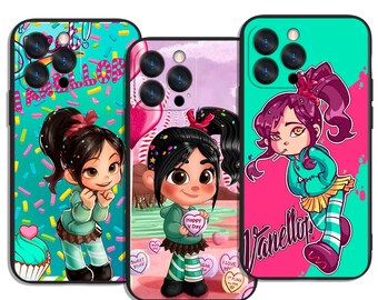 Vanellope Candy Racer Girl with Glitch Power and Sweets Trendy and Protective Case Cover Art for All iPhone & Samsung Galaxy Models