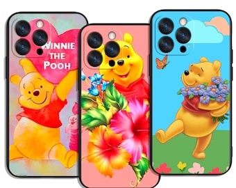 Winnie the Pooh Honey-Loving Bear and Friends in the Forest Trendy and Protective Case Cover Art for All iPhone & Samsung Galaxy Models