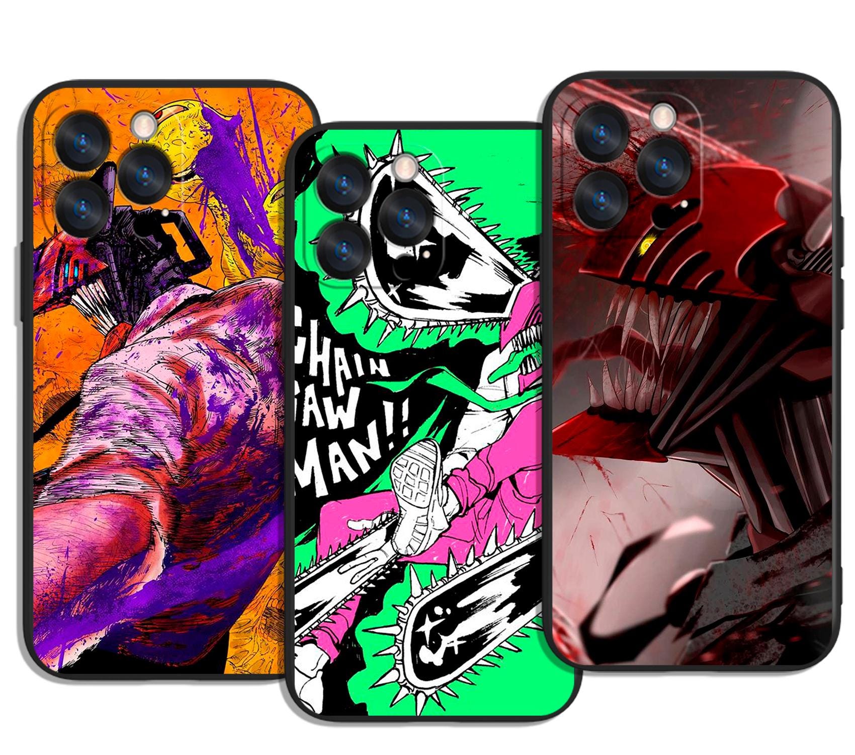 iPhone - AKI Aki Hayakawa Anime Character TPU Tempered Glass Phone Case
