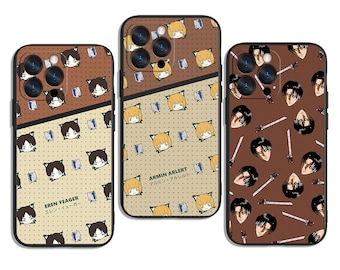 Anime Brutal War Against Giants Trendy and Protective Case Cover for iPhone & Samsung Galaxy