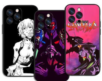 Funda moderna y protectora con diseño de colapsar de alma de neón estilo anime con vibra futurista de Tokio-3 para todos los modelos de iPhone y Samsung Galaxy.
