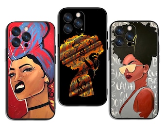 African Girl Protective Case Cover for iPhone & Samsung Galaxy