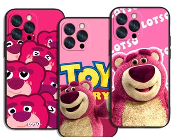 Lotso Bear Love Cute Pink Vibes Trendy and Protective Case Cover Art for All iPhone & Samsung Galaxy Models