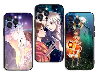 Anime Gentle Forest Spirit Romance Trendy and Protective Case Cover for iPhone & Samsung Galaxy