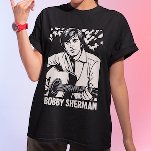Limited Bobby Sherman Memorial T-Shirt - Vintage Tribute Tee for Fans, RIP Sing Sherman Shirt, Remembrance Gift, Limited Edition Tee