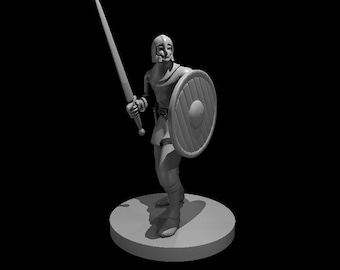 Guard sword and shield miniature by MZ4250