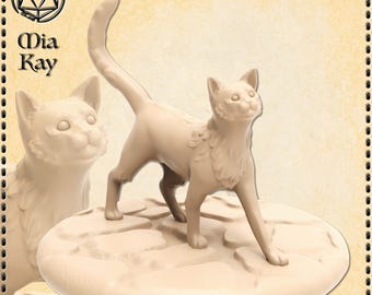Happy Cat miniature by M3DM