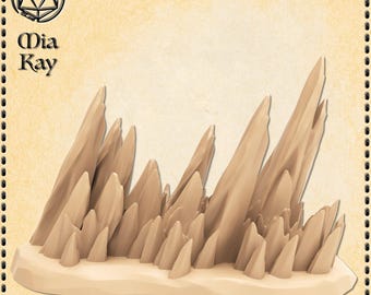 Ice Wall miniature by M3DM