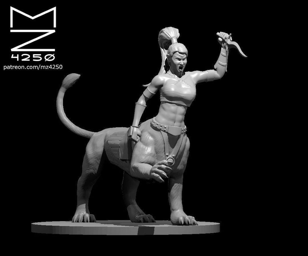 Lamia Female Ranger Lamia Female Miniature by MZ4250 - Etsy