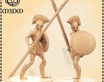 Metalforged Greek Hoplite miniature by M3DM