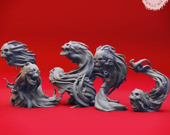 Flameskull miniature by Yasashii Kyojin Studio