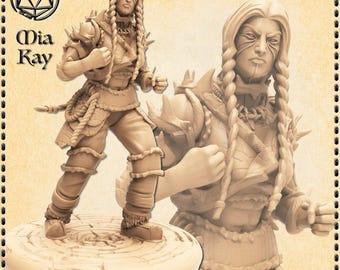 Female Woodland Defender miniature by M3DM