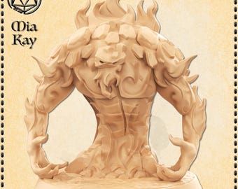 Fire Brute miniature by M3DM