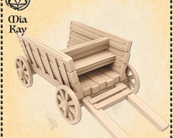Empty Wagon miniature by M3DM