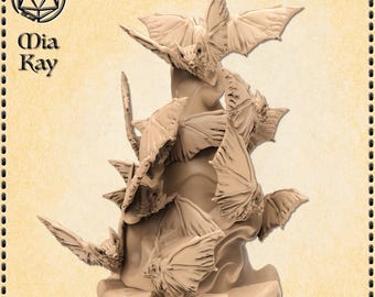 Bat Swarm miniature by M3DM