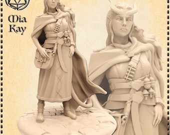 Tiefling Alchemist miniature by M3DM
