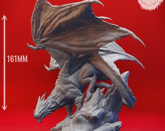 Ancient Red Dragon miniature by Yasashii Kyojin Studio