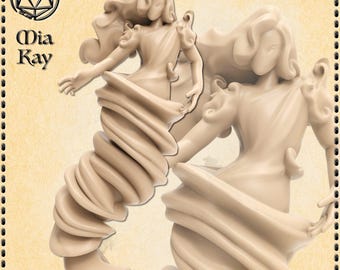 Greater Wind Elemental miniature by M3DM