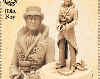 Drow Noble miniature by M3DM