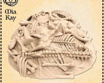 Bone Pile miniature by M3DM
