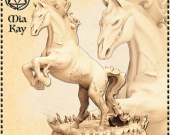 Fire Horse miniature by M3DM