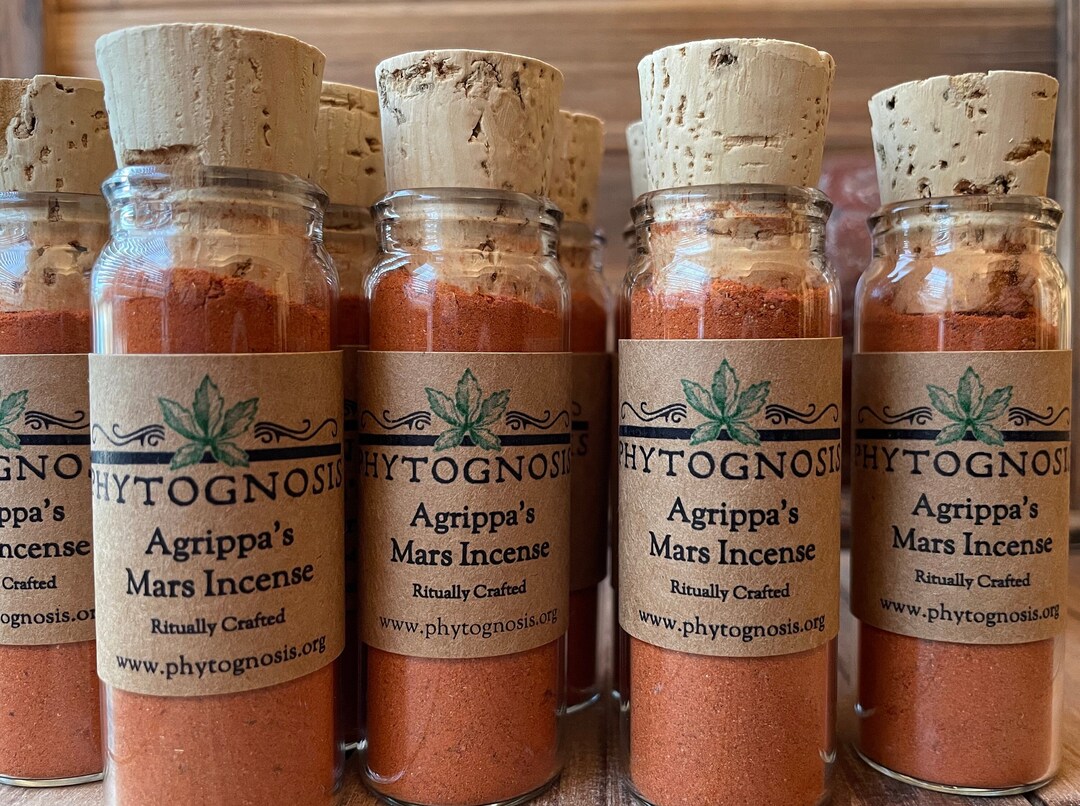 Mars Incense based on Agrippa a Potent Fume for Works of Courage