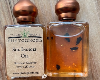 Sol Indiges Oil - God of the Sun Oil is useful for joy, growth, positive working or fiery cleansing and purifications
