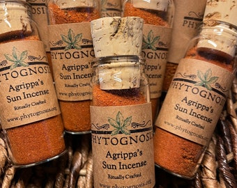 Agrippa's Sun Incense - An occult blend for all things solar including joy, empowerment, protection and abundance