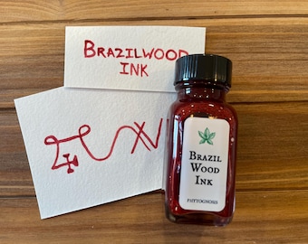 Historical Brazilwood Ink - Sappanwood Ink - For magical works of the scribe
