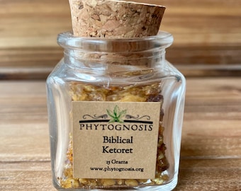 Biblical  Ketoret - Traditional and historical incense from the bible as described in Exodus