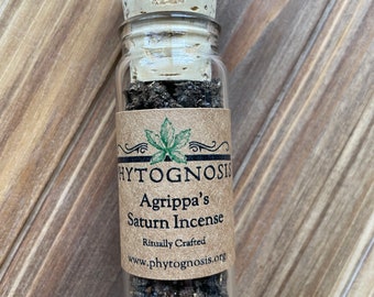 Saturn Incense (based on Agrippa) - for working involving planetary magic and Greek and Roman paganism