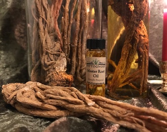 Master Root Oil - A Hoodoo traditional oil for mastery over all things and enhancing psychic potency