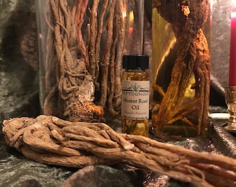 Master Root Oil - A Hoodoo traditional oil for mastery over all things and enhancing psychic potency