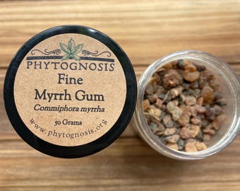 Myrrh Resin - Used for Incense, protection, purification, spirituality, and is a good purpose general incense