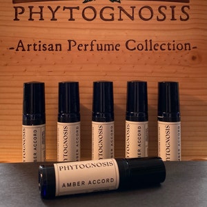 Amber Accord, Artisan Perfume - Handmade amber oil in roller bottle