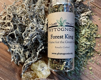 Forest King Incense - a masculine ritual fume to invoke the forest deities and Old Gods of the wood